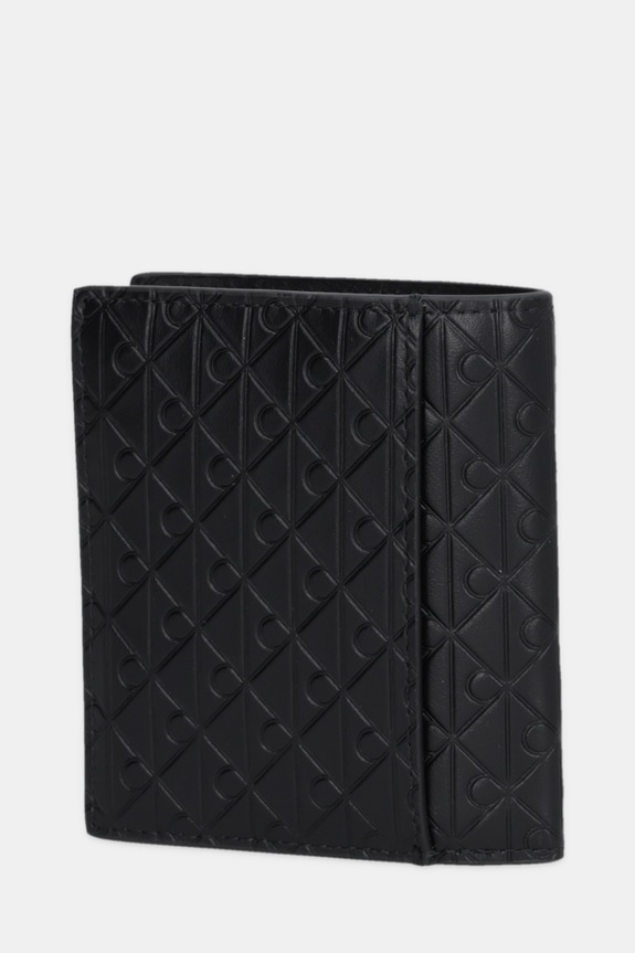 Calvin Klein portofel de piele LV04D1127G negru SS26