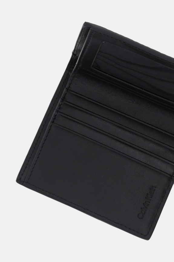 Accesorii Calvin Klein portofel de piele LV04D1127G negru