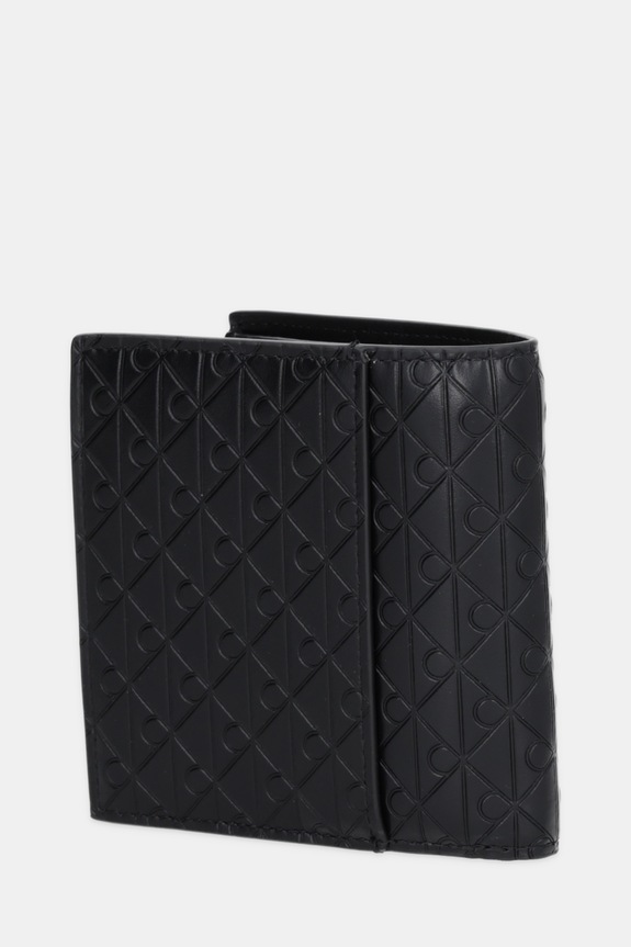 Kožená peňaženka Calvin Klein LV04D1145G čierna SS26