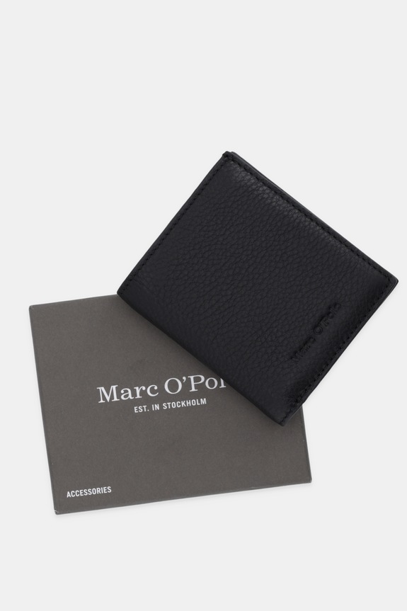 Δερμάτινο πορτοφόλι Marc O'Polo 5000008513 μαύρο