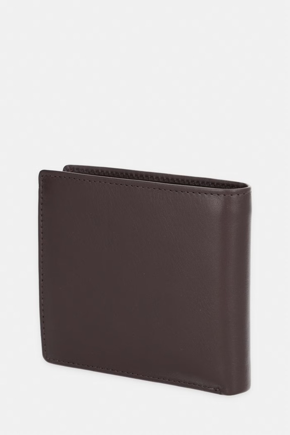 Δερμάτινο πορτοφόλι Paul&Shark 14318114 καφέ SS26