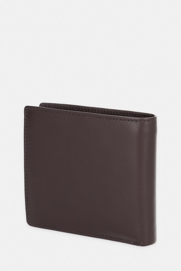 Δερμάτινο πορτοφόλι Paul&Shark 14318114 καφέ SS26