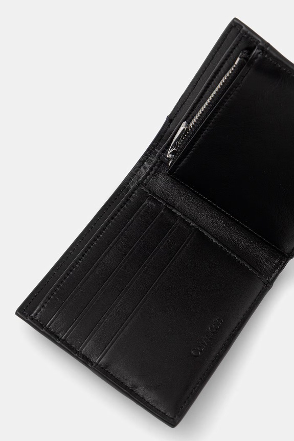Doplnky Calvin Klein sada peňaženky a puzdra na karty pánska kožená LV04D1164G čierna