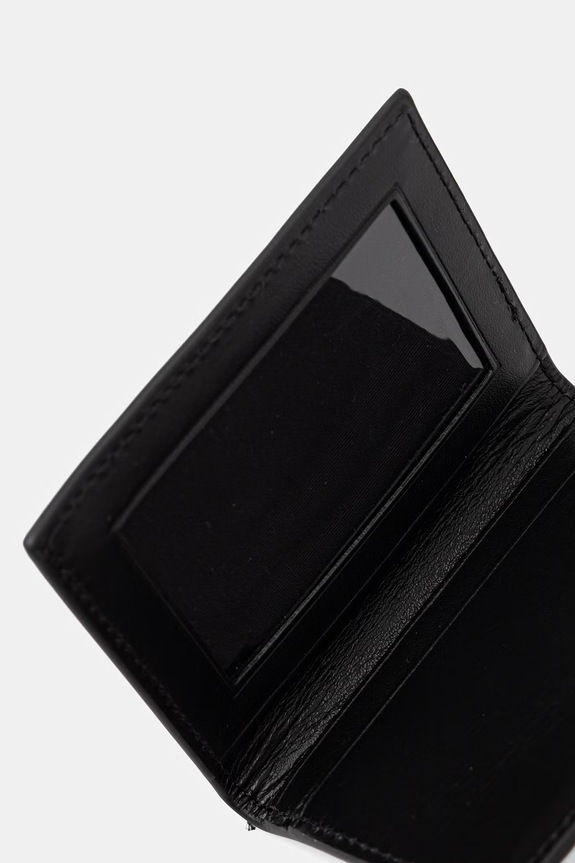 Calvin Klein sada peňaženky a puzdra na karty pánska kožená čierna LV04D1164G