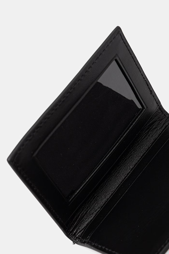 Calvin Klein sada peňaženky a puzdra na karty pánska kožená čierna LV04D1164G