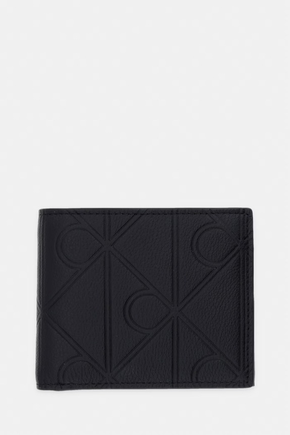 Calvin Klein portfel męski skórzany czarny LV04D1175G