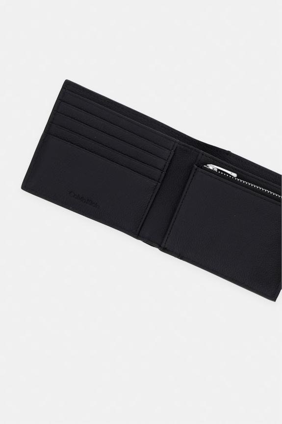 Akcesoria Calvin Klein portfel męski skórzany LV04D1175G czarny