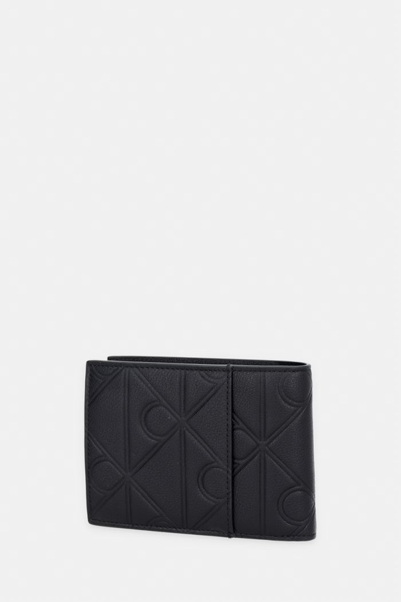 Calvin Klein portfel męski skórzany LV04D1235G czarny SS26