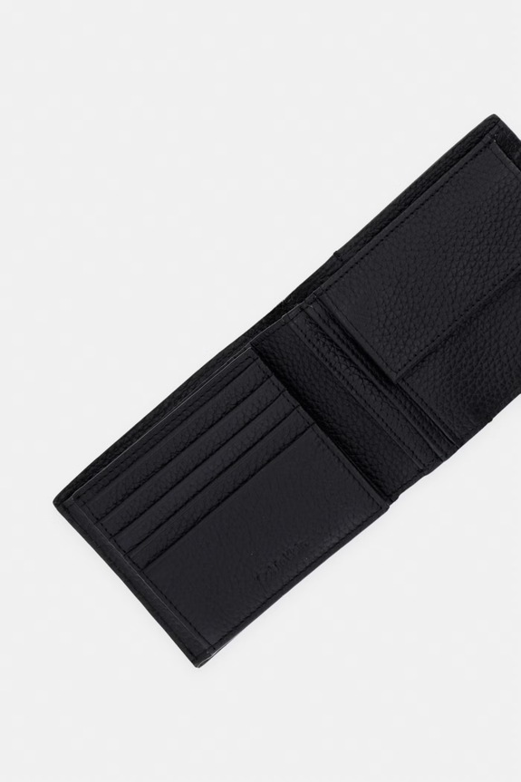 Doplnky Pánska RFID kožená peňaženka Calvin Klein LV04D1241G čierna