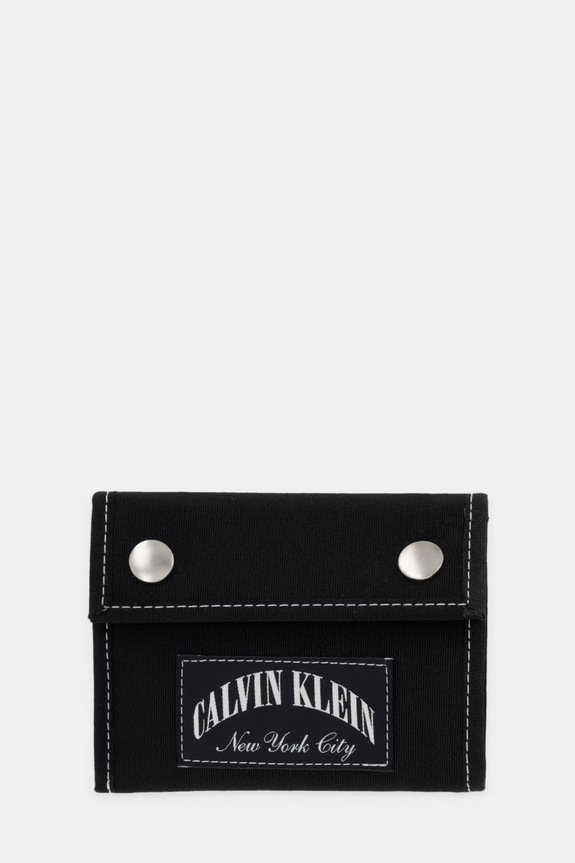 Calvin Klein portfel RFID męski czarny LV04D1249G