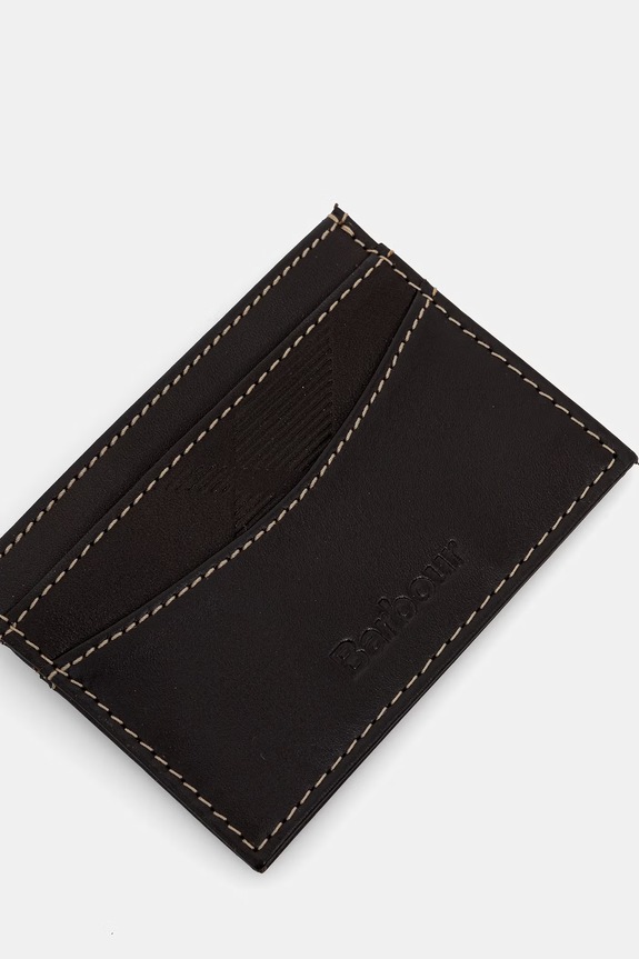 Barbour set de portofel și card-holder pentru bărbați, din piele Tyneside MGS0103