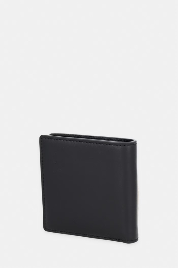 Δερμάτινο πορτοφόλι Trussardi I074E000125N μαύρο SS26