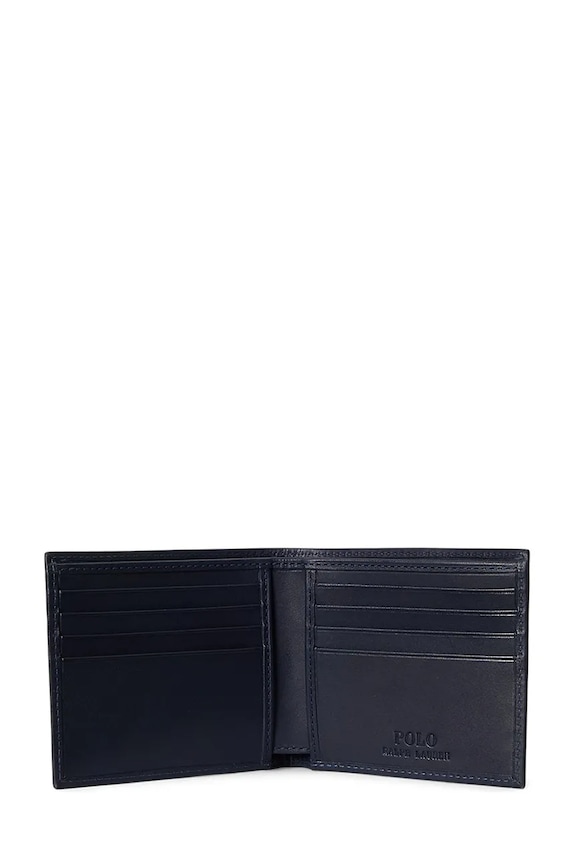 Accesorii Polo Ralph Lauren portofel de piele 405P08100 bleumarin