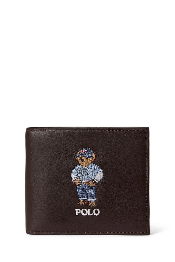 Polo Ralph Lauren portofel de piele piele maro 405P08100
