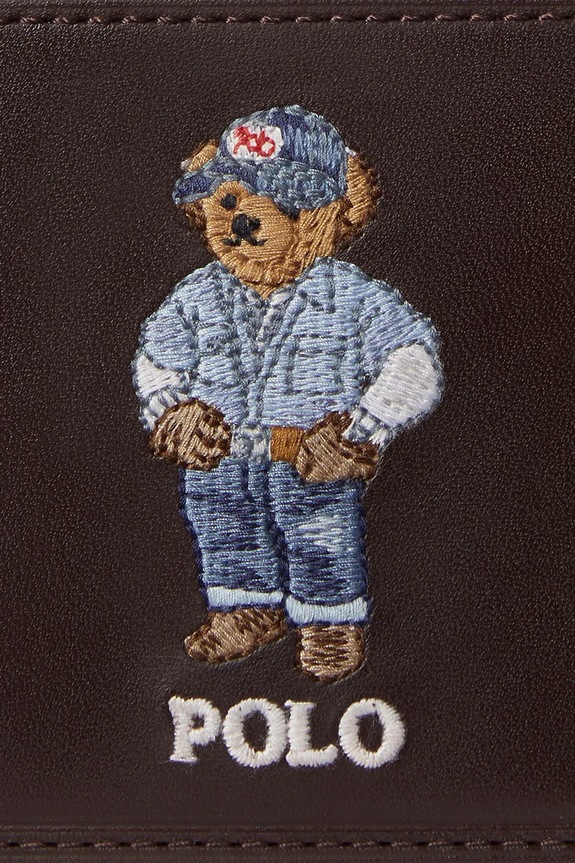 Doplnky Kožená peňaženka Polo Ralph Lauren 405P08102 hnedá