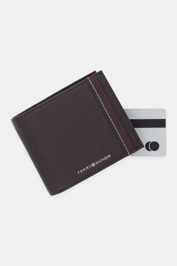 Tommy Hilfiger peňaženka pánska kožená hnedá AM0AM14229