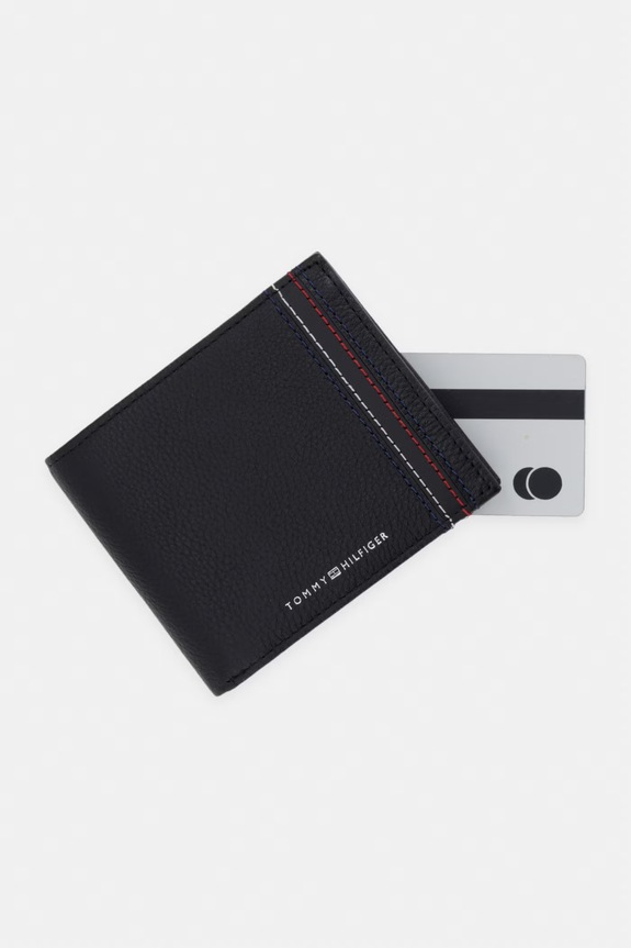 Tommy Hilfiger férfi bőr pénztárca fekete AM0AM14233