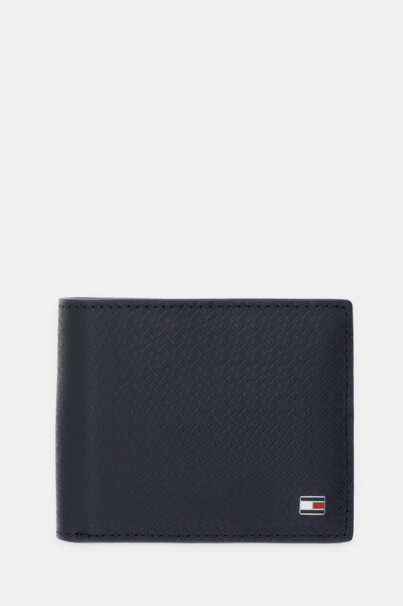 Tommy Hilfiger peňaženka pánska kožená tmavomodrá AM0AM14241