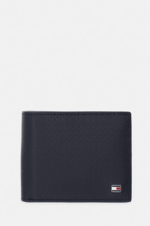 Tommy Hilfiger peňaženka pánska kožená tmavomodrá AM0AM14241
