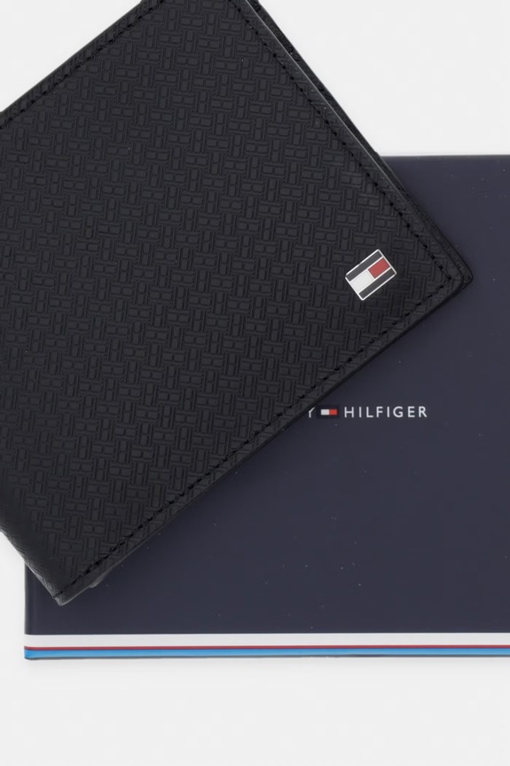 Tommy Hilfiger Peněženka pánská kožená AM0AM14241 černá