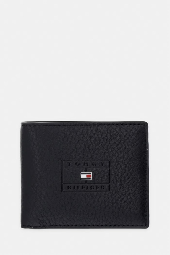 Tommy Hilfiger peňaženka pánska kožená čierna AM0AM14252