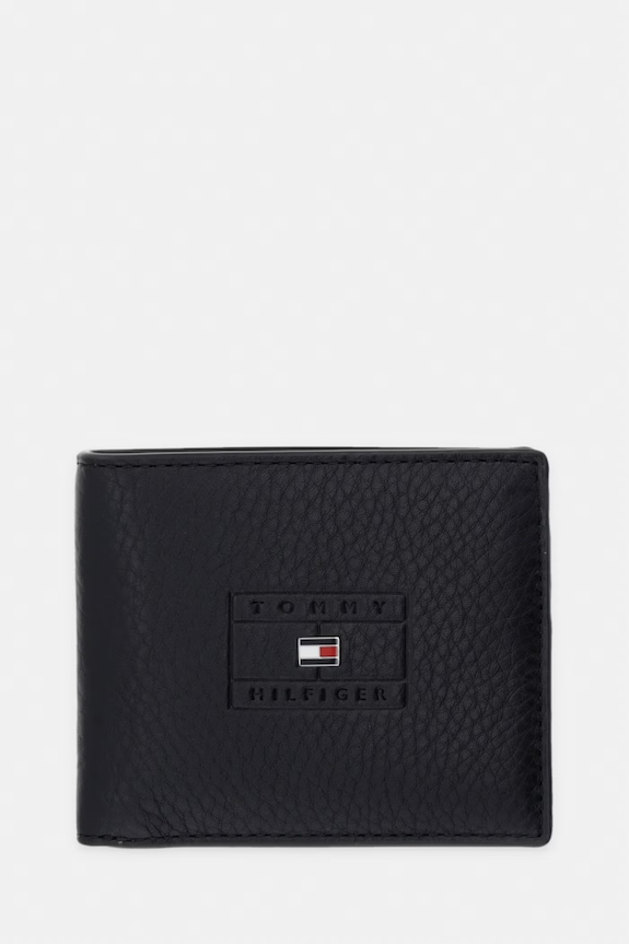 Tommy Hilfiger peňaženka pánska kožená čierna AM0AM14252