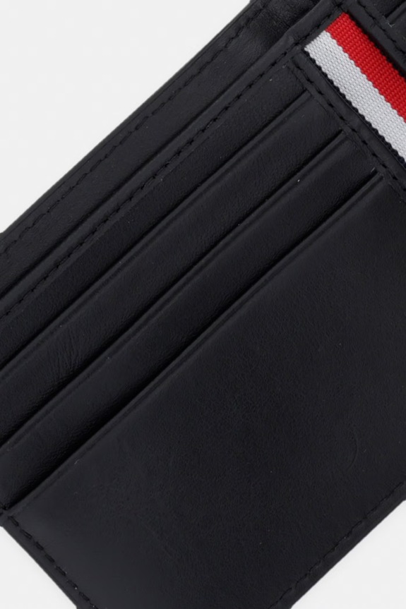 Doplnky Tommy Hilfiger peňaženka pánska kožená AM0AM14252 čierna