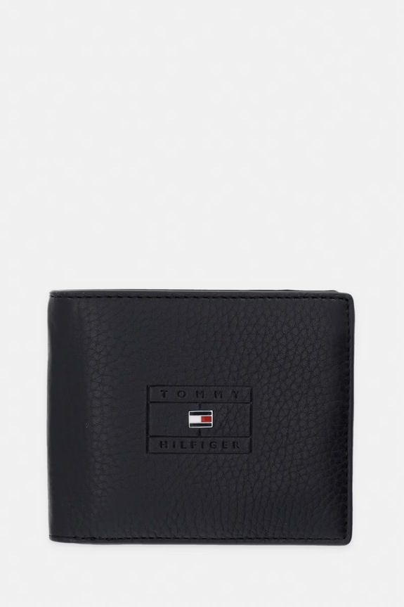 Tommy Hilfiger portofel pentru bărbați, din piele negru AM0AM14253