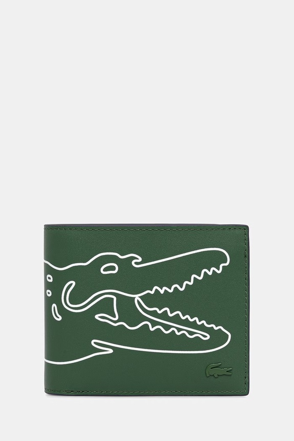Lacoste portfel męski skórzany zielony NH5271FW