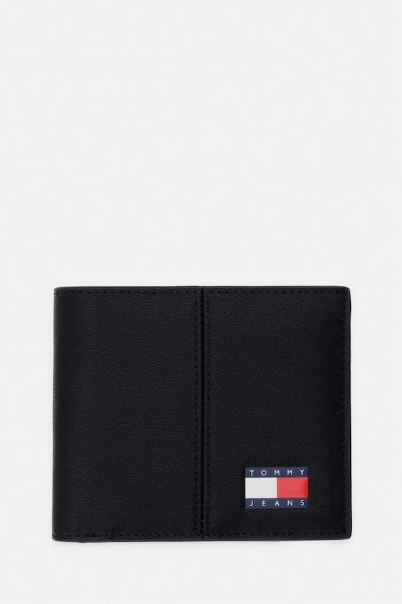Tommy Jeans portofel pentru bărbați negru AM0AM14281