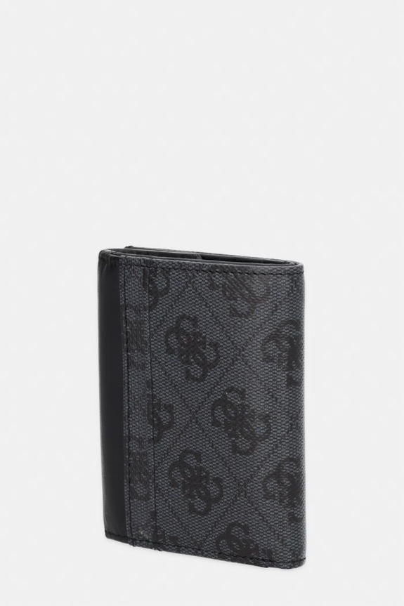Guess Πορτοφόλι ανδρικό δέρμα MILANO SMVELE.LEA04 γκρί SS26