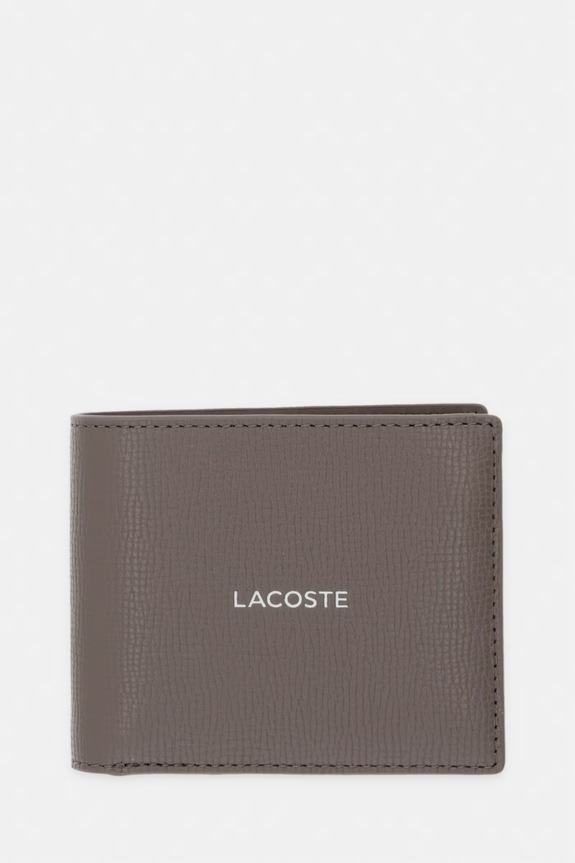 Lacoste portofel RFID pentru bărbați, din piele maro NH5053OI