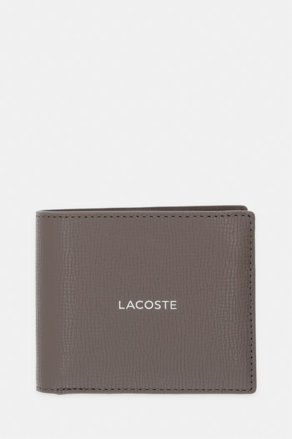 Lacoste portofel RFID pentru bărbați, din piele maro NH5053OI
