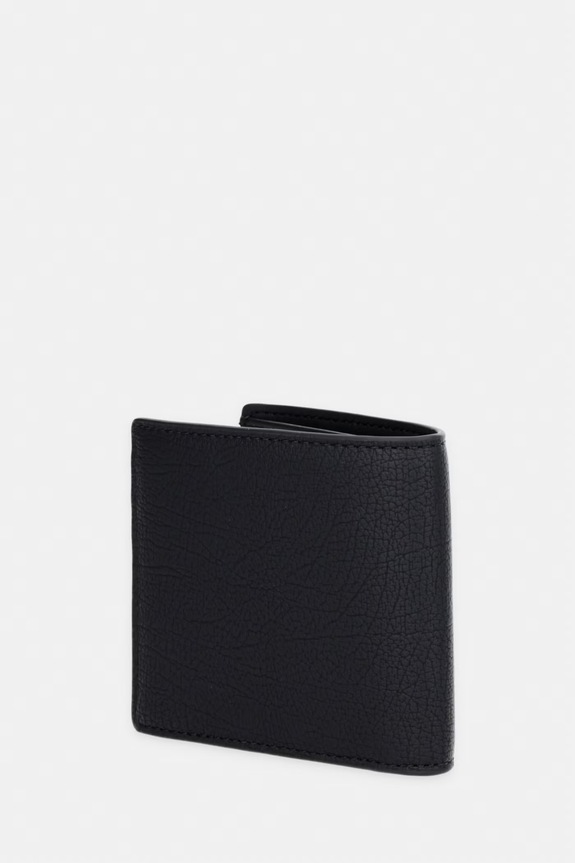 BOSS portfel męski z imitacji skóry 50563639 czarny SS26