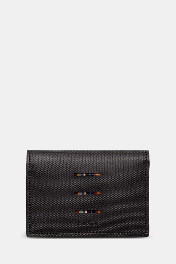 Kožená peněženka Paul Smith FOLD OVER CARD HOLDER Dárkový box hnědá M1A.6758.USITRI