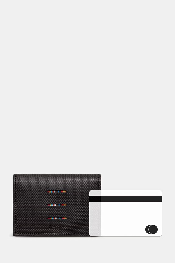 Kožená peněženka Paul Smith FOLD OVER CARD HOLDER M1A.6758.USITRI hnědá
