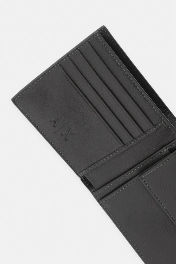 Akcesoria Armani Exchange portfel męski skórzany XM000167.AF22541 zielony