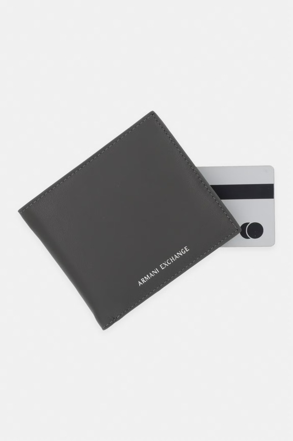 Armani Exchange portfel męski skórzany zielony XM000167.AF22541