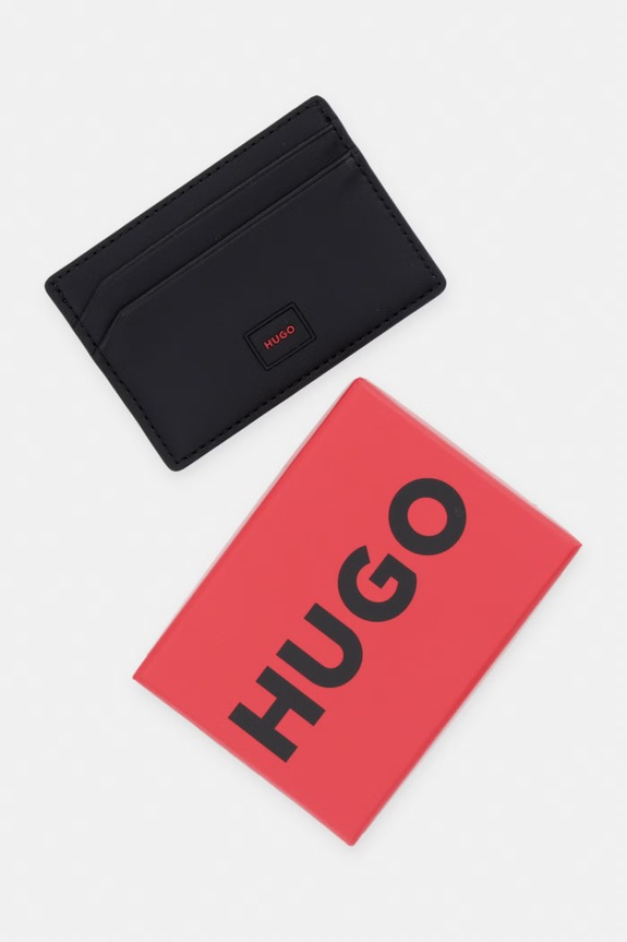 HUGO custodia per le carte da uomo ETHON Card Case nero 50563782