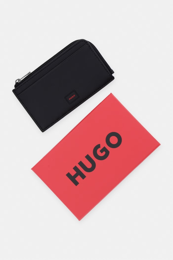HUGO denarnica moška ETHON_Zip črna 50563791