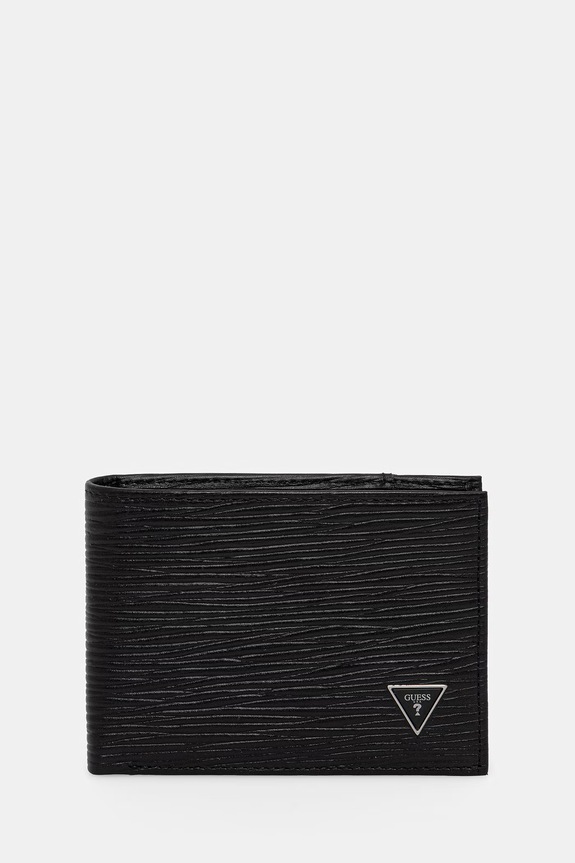 Guess peňaženka pánska kožená MILANO SMMIPR.LEA92 čierna SS26