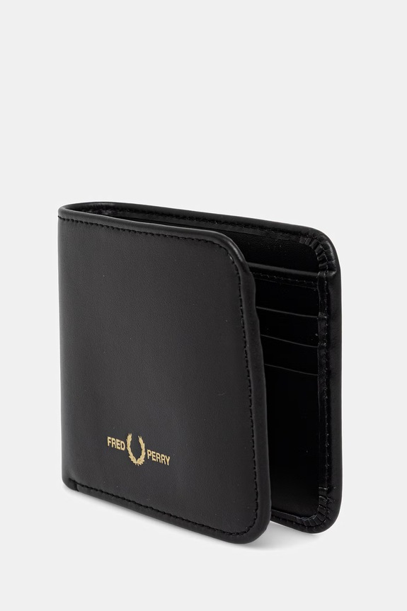 Fred Perry portfel skórzany L2803 czarny SS26