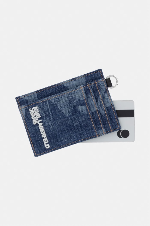Akcesoria Karl Lagerfeld Jeans etui na karty B2M32048 niebieski