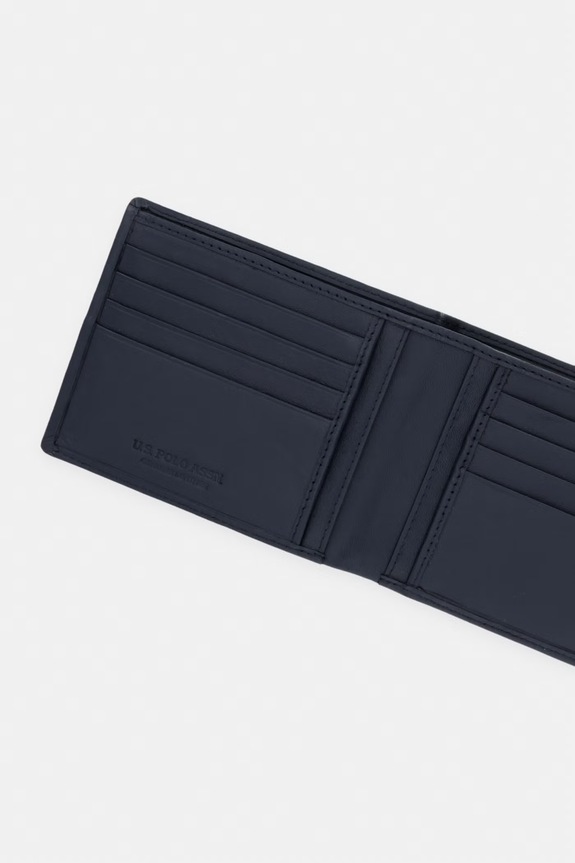 Doplňky Kožená peněženka U.S. Polo Assn. BLACKBURN WEU7M2709MHA námořnická modř