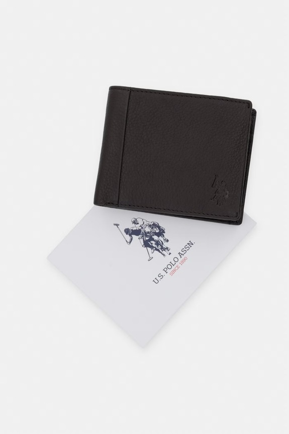 Шкіряний гаманець U.S. Polo Assn. CARRICK WEUCK2698MHA коричневий