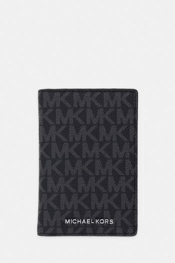 Michael Kors puzdro na karty pánske čierna 39S6LHDF0B