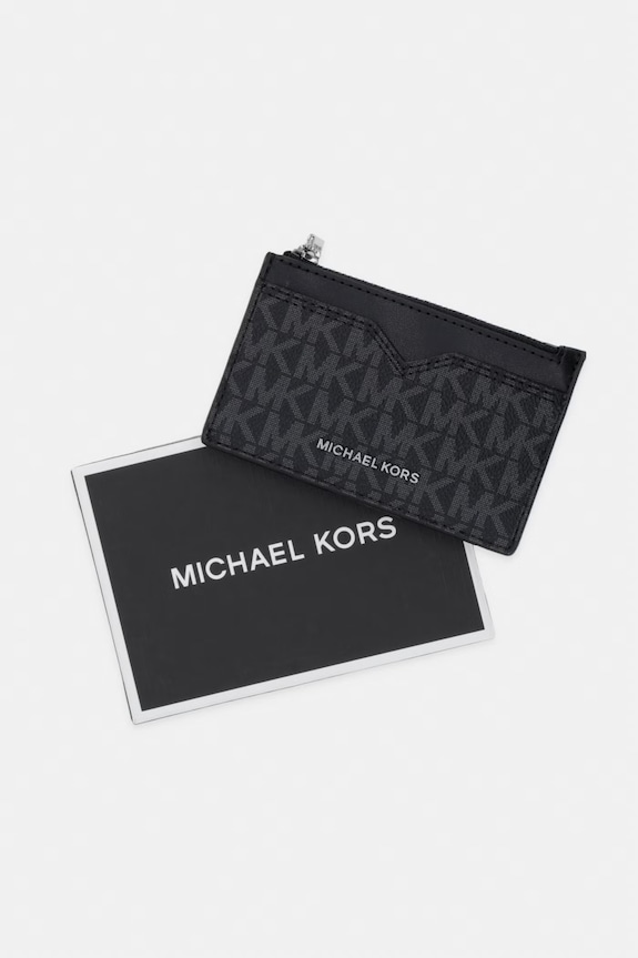 Michael Kors Portfel męski z imitacji skóry czarny 39S6LHDD5B