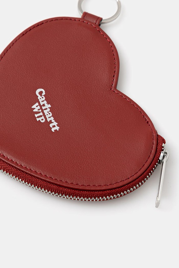 Carhartt WIP Hartt Coin Wallet portofel de bărbați din piele I036305.3IXXX burgundia SS26