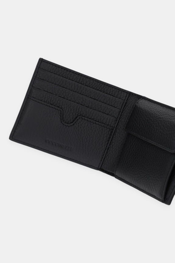 Αξεσουάρ Δερμάτινο πορτοφόλι Coccinelle SOFT E2.MUK.81.04.02 μαύρο