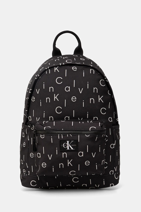 Παιδικό σακίδιο Calvin Klein Jeans υφασμάτινο μαύρο IU0IU00725..PPY2